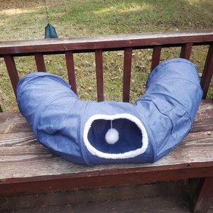 Catit Vesper Kitten or Cat Play Tunnel - Blue